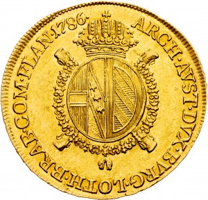 Joseph II., 1/2 Sovrano 1786, A, Vienna
