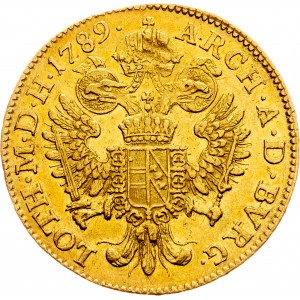 Josef II., 1. dukát 1789, B, Kremnitz