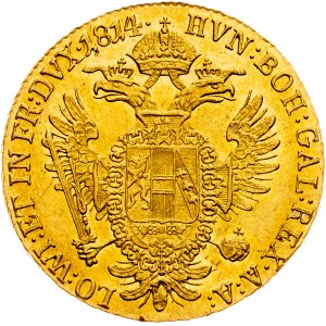 Franz I. (II.), 1 Dukat 1814, E, Karlsburg