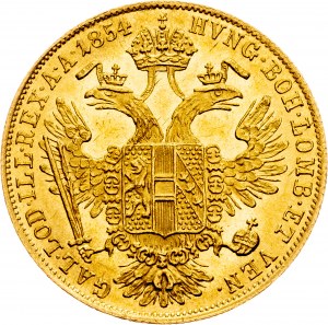 Franz Joseph I., 1 Dukat 1854, A, Vienna