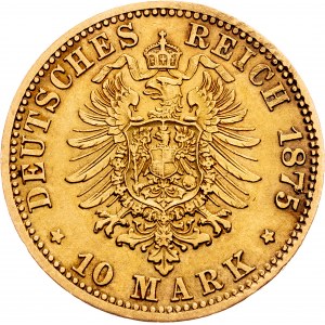 Kingdom of Prussia, 10 Mark 1875, A