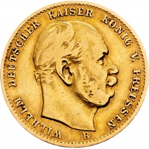 Königreich Preußen, 10 Mark 1875, B