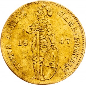 City of Hamburg , 1 Dukat 1847