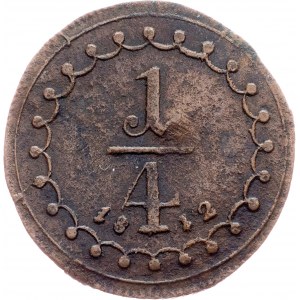Franz I. (II.), 1/4 Kreuzer 1812, A, Vienna