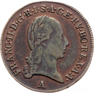 Franz I. (II.), 1/2 Kreuzer 1800, A, Vienna