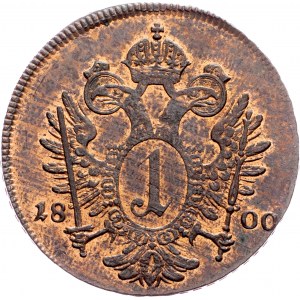 Franz I. (II.), 1 Kreuzer 1800, A, Wien