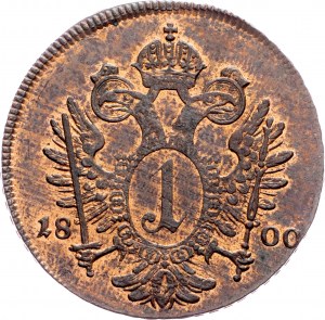 Franz I. (II.), 1 Kreuzer 1800, A, Viedeň