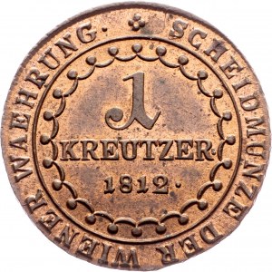 Franz I. (II.), 1 Kreuzer 1812, B, Kremnitz