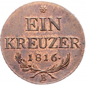 Franz I. (II.), 1 Kreuzer 1816, B, Kremnitz