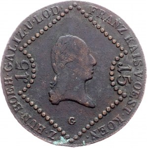 Franz I. (II.), 15 Kreuzer 1807, G, Nagybánya