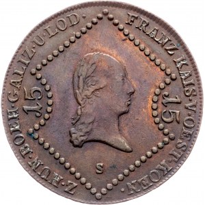 Franz I. (II.), 15 Kreuzer 1807, S, Schmöllnitz