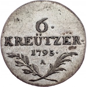 Franz I. (II.), 6 Kreuzer 1795, A, Vienna