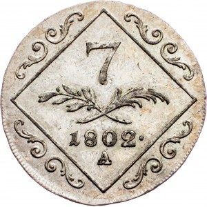 Franz I. (II.), 7 Kreuzer 1802, A, Vídeň