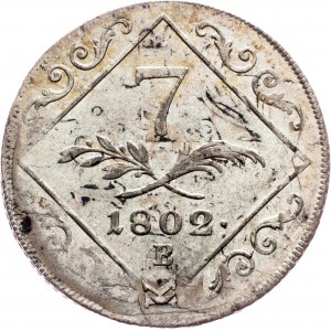 Franz I. (II.), 7 Kreuzer 1802, B, Kremnitz