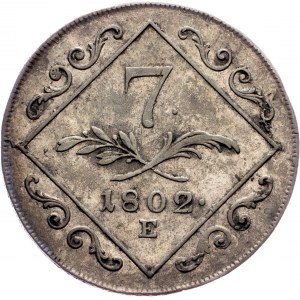 Franz I. (II.), 7 Kreuzer 1802, E, Karlsburg