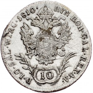 Franz I. (II.), 10 Kreuzer 1810, A, Vídeň