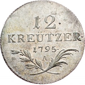 Franz I. (II.), 12 Kreuzer 1795, A, Viedeň