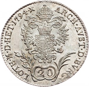 Franz I. (II.), 20 Kreuzer 1794, B, Kremnitz