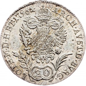 Franz I. (II.), 20 Kreuzer 1796, B, Kremnitz