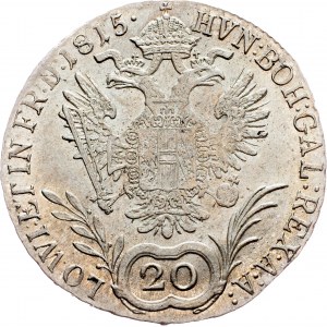 Franz I. (II.), 20 Kreuzer 1815, E, Karlsburg
