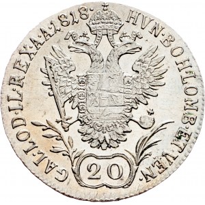 Franz I. (II.), 20 Kreuzer 1818, A, Vídeň
