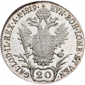 Franz I. (II.), 20 Kreuzer 1819, A, Vienna
