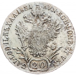 Franz I. (II.), 20 Kreuzer 1821, E, Karlsburg