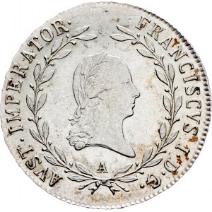 Franz I. (II.), 20 Kreuzer 1822, A, Vienna