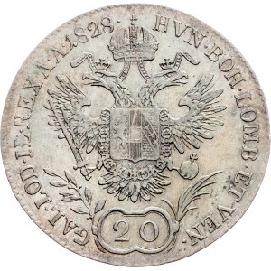 Franz I. (II.), 20 Kreuzer 1828, E, Karlsburg