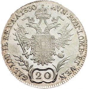 Franz I. (II.), 20 Kreuzer 1830, B, Kremnitz