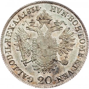 Franz I. (II.), 20 Kreuzer 1831, A, Vienna