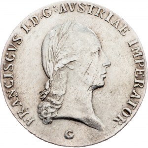 Franz I. (II.), 1 Thaler 1814, G, Nagybánya