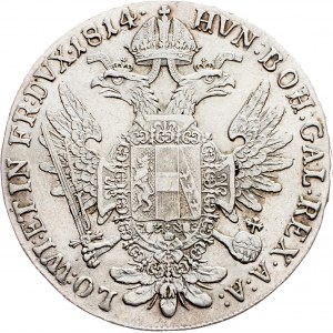Franz I. (II.), 1 Thaler 1814, G, Nagybánya