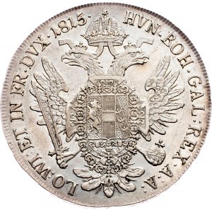 Franz I. (II.), 1 Thaler 1815, A, Vienna