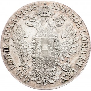 Franz I. (II.), 1 Thaler 1818, B, Kremnitz