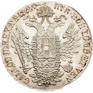 Franz I. (II.), 1 Thaler 1824, A, Vienna