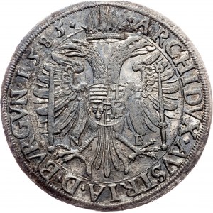 Rudolph II., 1 Thaler 1585, NB, Nagybanya