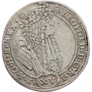 Leopold I., 15 Kreuzer 1688, KB, Kremnitz
