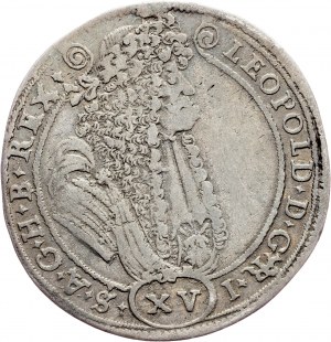 Leopold I., 15 Kreuzer 1688, KB, Kremnitz