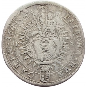 Leopold I., 15 Kreuzer 1688, KB, Kremnitz