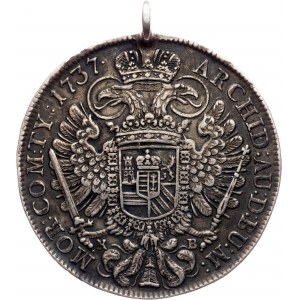 Charles VI., 1 Thaler 1737, KB, Kremnitz