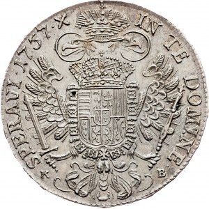 Franz I. Stephan, 1 Thaler 1757, KB, Kremnitz