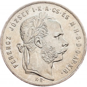 Franz Joseph I., 1 Forint 1872, KB, Kremnitz