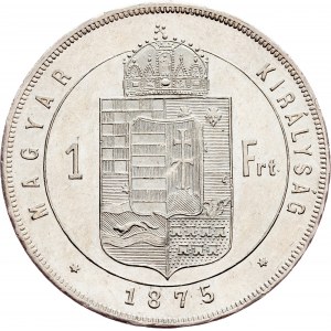 Franz Joseph I., 1 Forint 1875, KB, Kremnitz