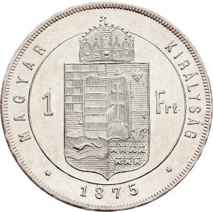 Franz Joseph I., 1 Forint 1875, KB, Kremnitz