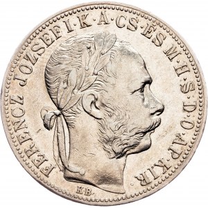 Franz Joseph I., 1 Forint 1891, KB, Kremnitz
