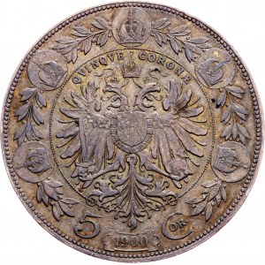 Franz Joseph I., 5 Kronen 1900, Vienna