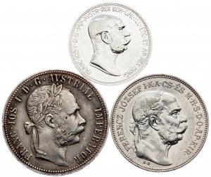 Franz Joseph I., Lot 1882, 1908, 1913, Vienna, Kremnitz
