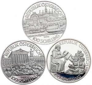 Austria, 100 Schilling 1994, 1995, 2001