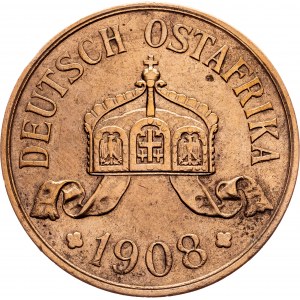 Nemecká východná Afrika, 5 Heller 1908, J